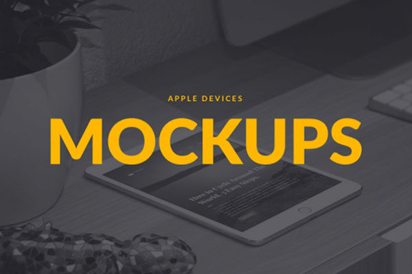 高质量苹果Apple设备屏幕演示样机模板 Apple Devices Mockups