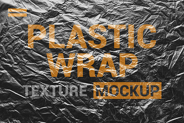 9款透明塑料薄膜展示样机模板素材 Stretch Plastic Wrap Film Mockup