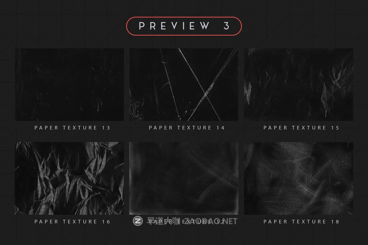 30款黑色褶皱粗糙纸张纹理 Black Paper Textures插图9 30款黑色褶皱粗糙纸张纹理 Black Paper Textures插图9