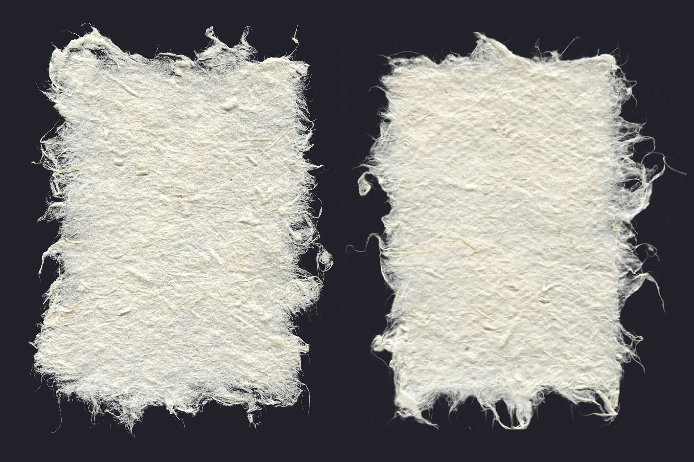 5款手工麻纸剪裁效果背景纹理素材handmade Hemp Paper Cutouts