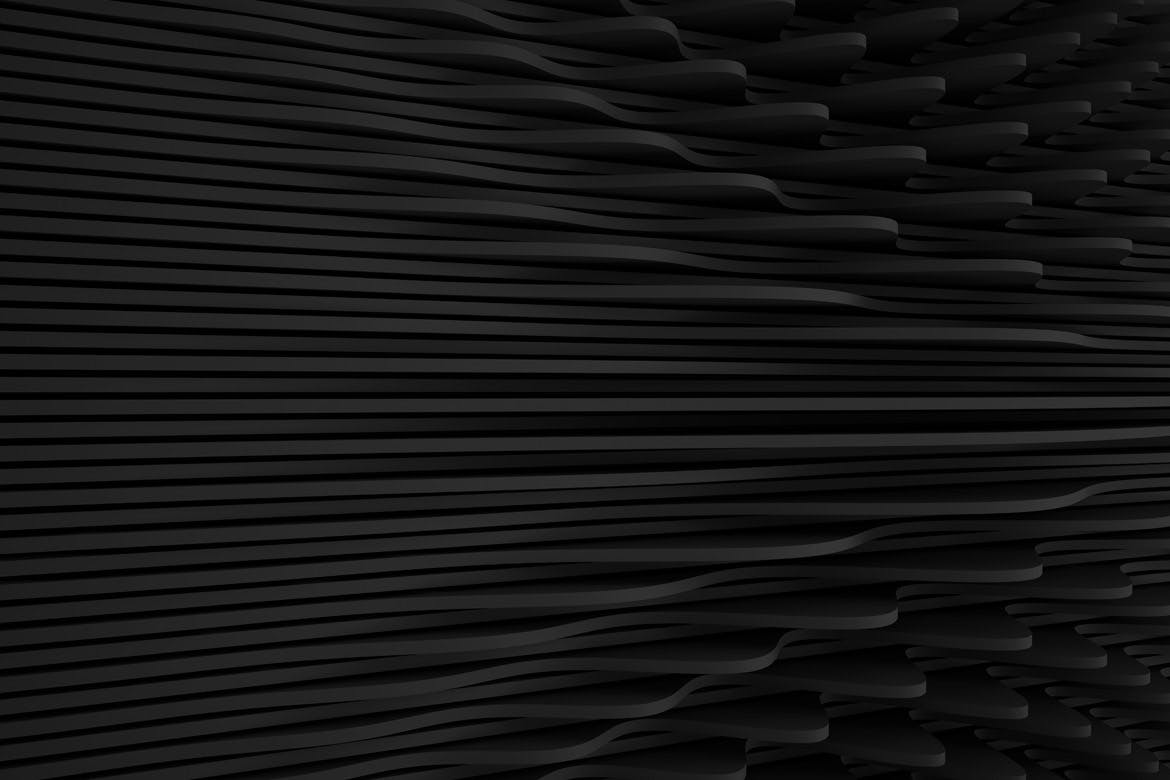 抽象黑色几何图形背景素材 cymatics black backgrounds 2