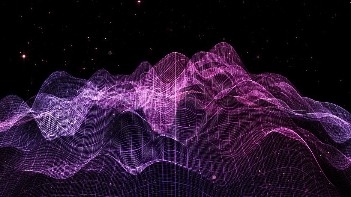 7款科幻波浪网格背景素材 Gridscape Backgrounds插图6