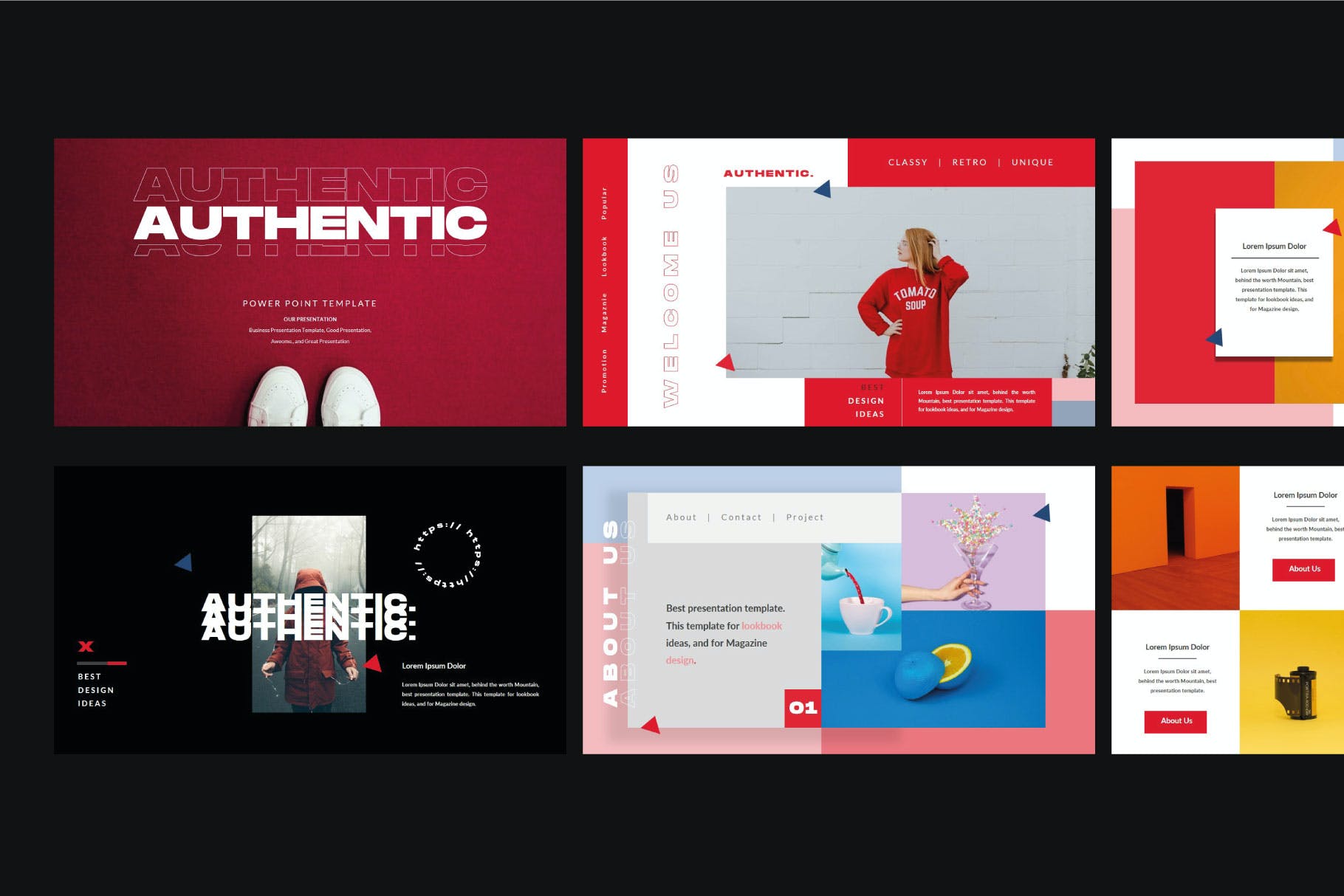 现代潮流企业业务介绍演示文稿模板 Authentic Business Urban Presentation插图2
