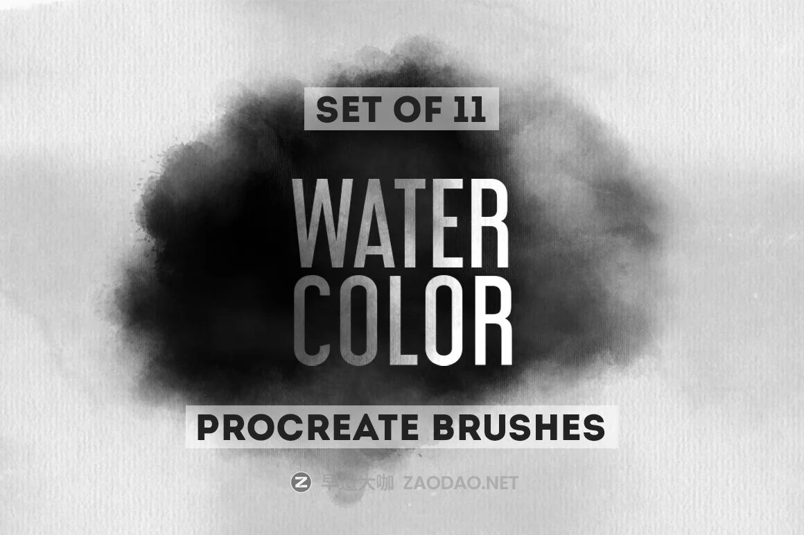 9款手绘水墨效果Procreate笔刷 Watercolor Procreate Brushes插图 9款手绘水墨效果Procreate笔刷 Watercolor Procreate Brushes插图