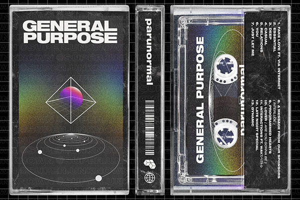 潮流复古磁带包装盒样机模板 Complete Cassette Tape Mockups