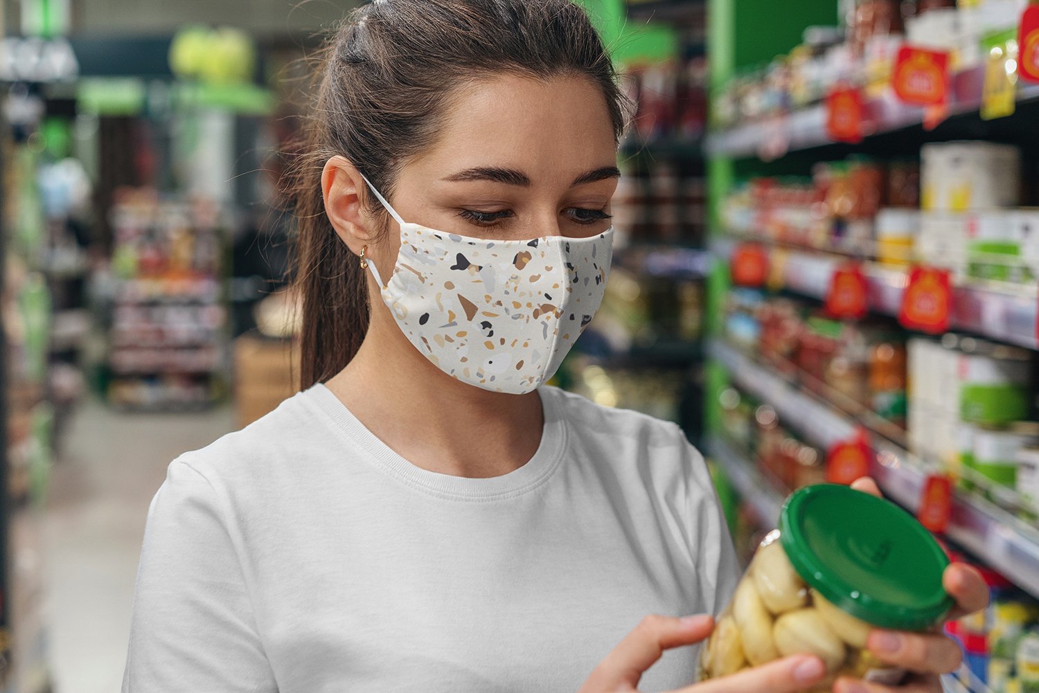 19款口罩外观设计场景展示样机facemaskmockups