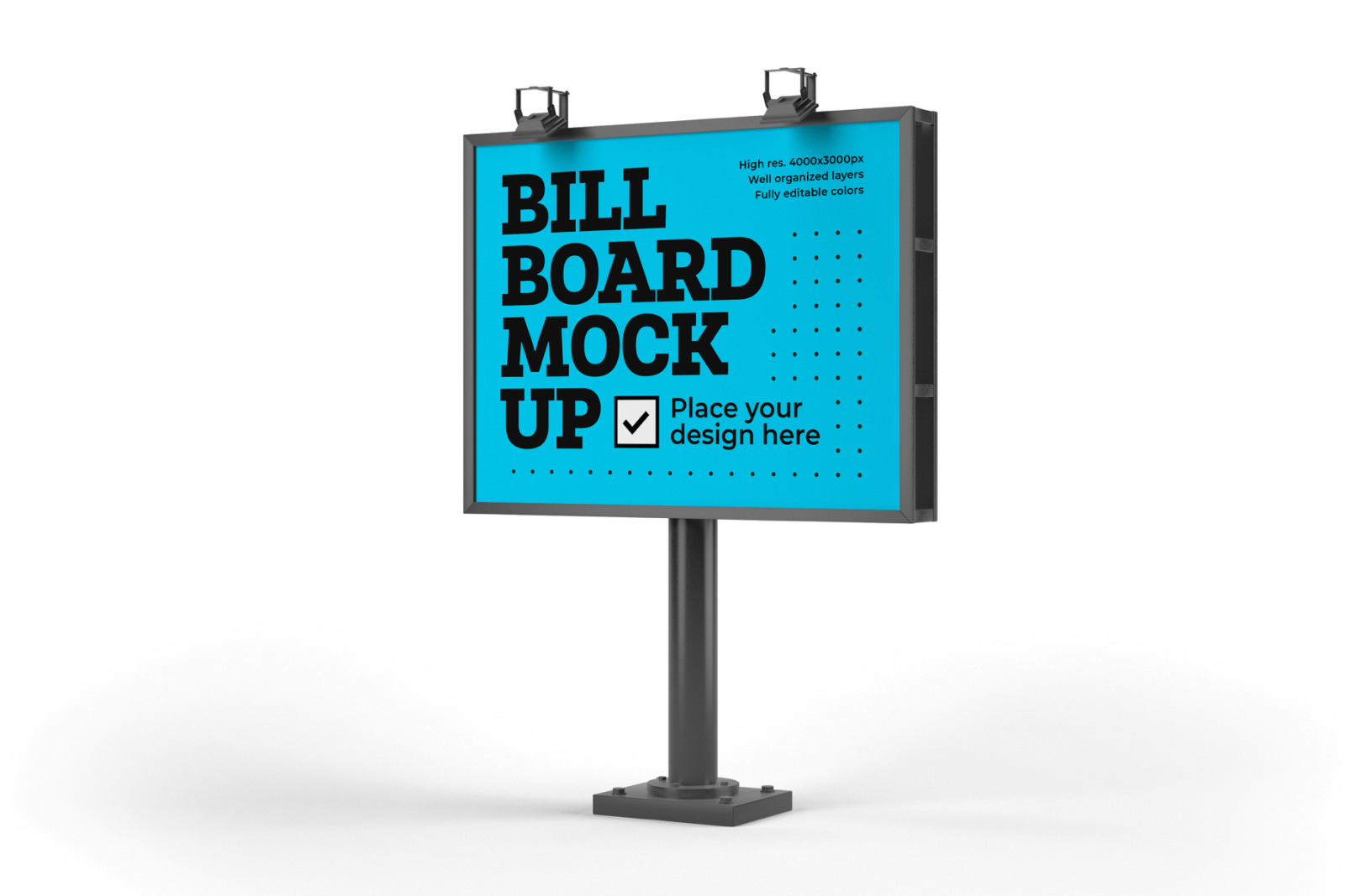 9款戶外廣告牌設計模擬展示樣機 billboard mockup set