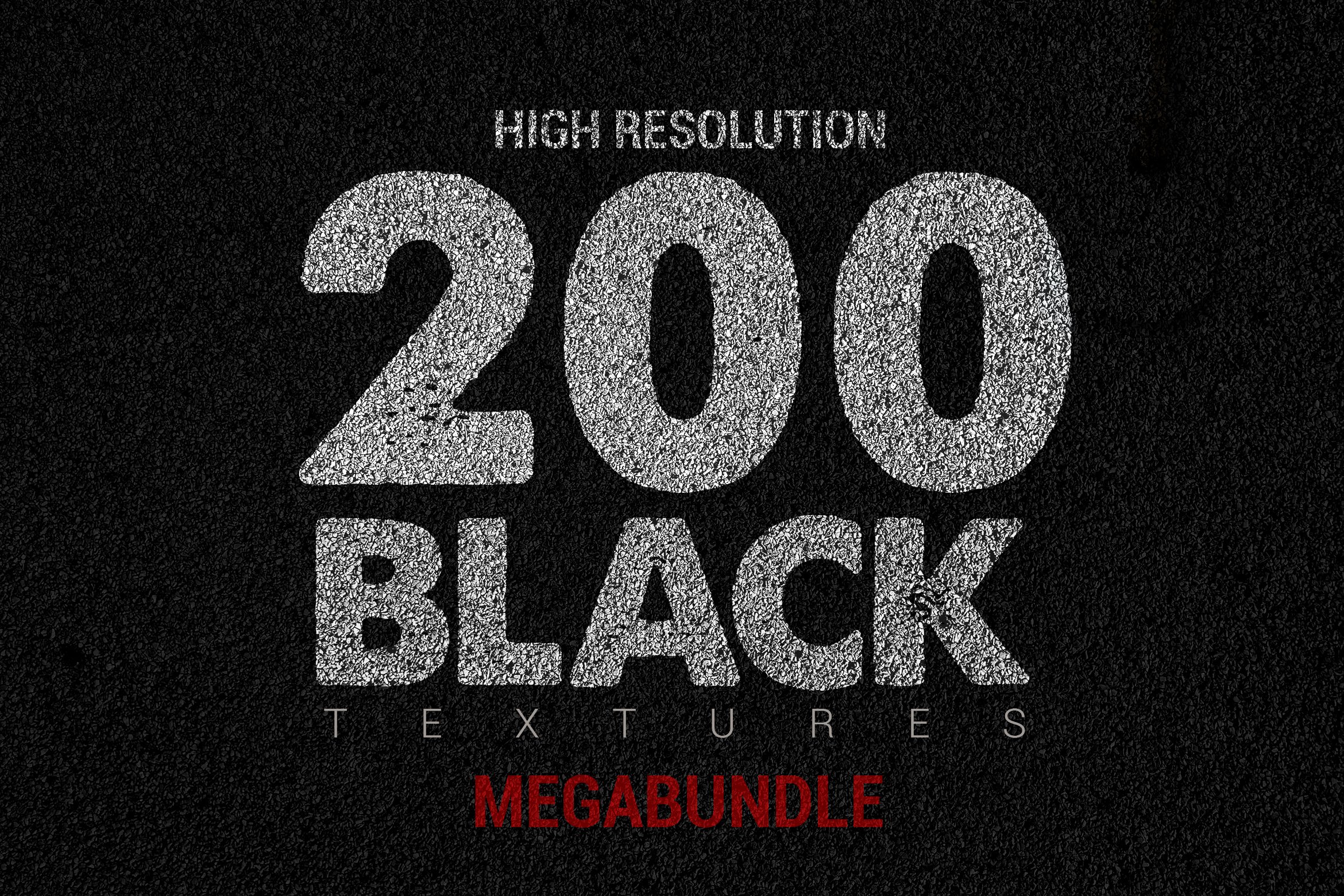 200款黑色质感艺术背景纹理底纹素材megabundleblacktexturesx200