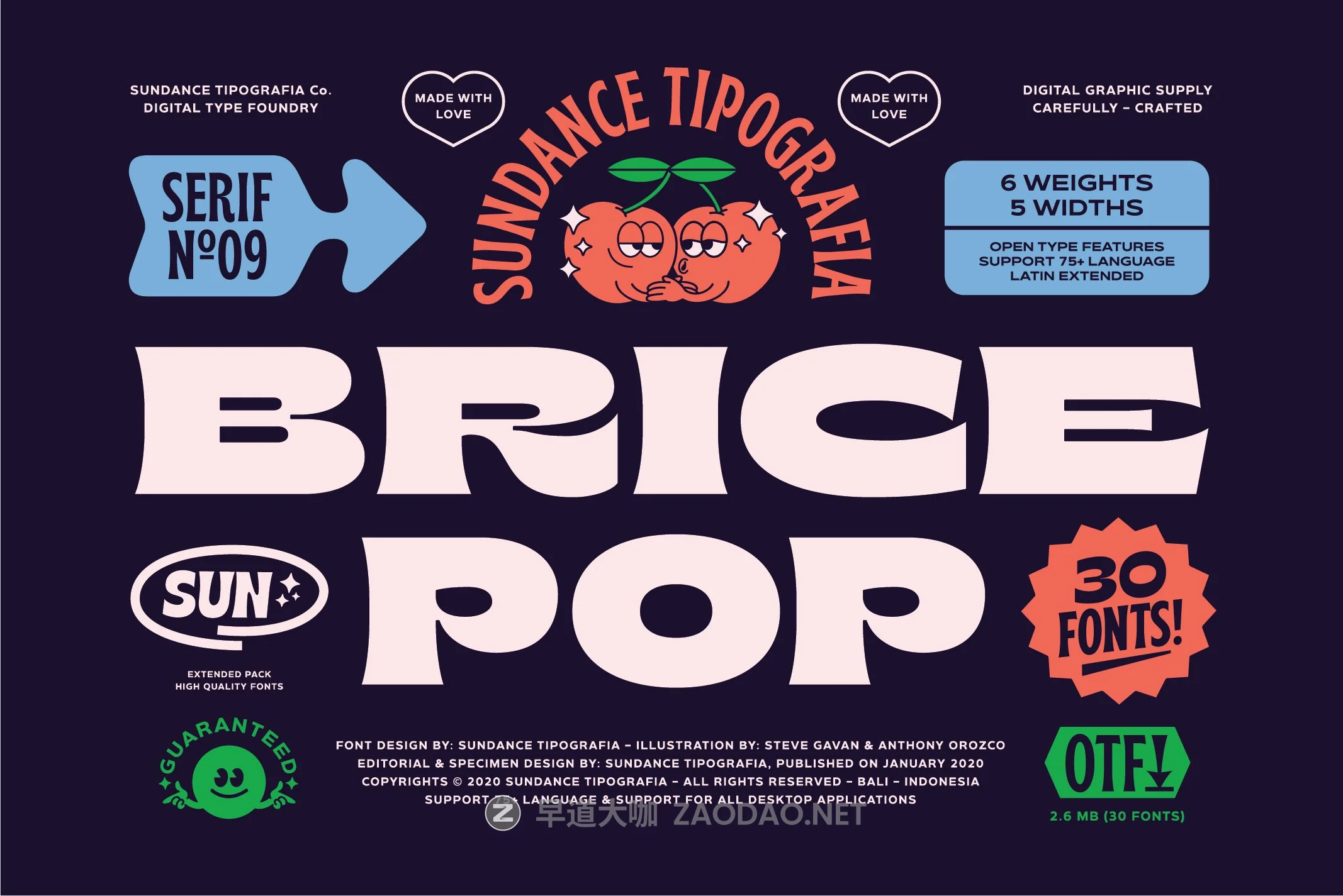 80年代趣味卡通儿童英文字体 Brice Font Family by Sundance Tipografia插图 80年代趣味卡通儿童英文字体 Brice Font Family by Sundance Tipografia插图