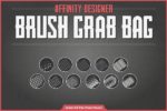 88款半调网格点状Affinity笔刷 Affinity Designer Brush Grab Bag