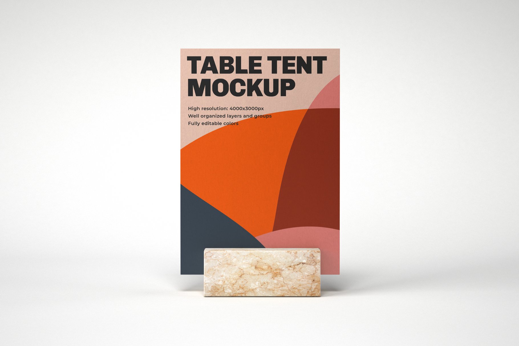 10款餐厅菜单展架PSD样机 Table Tent and Sign Mockup Set插图7