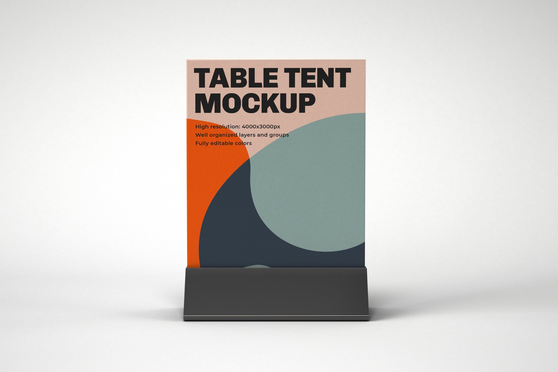 10款餐厅菜单展架PSD样机 Table Tent and Sign Mockup Set插图11