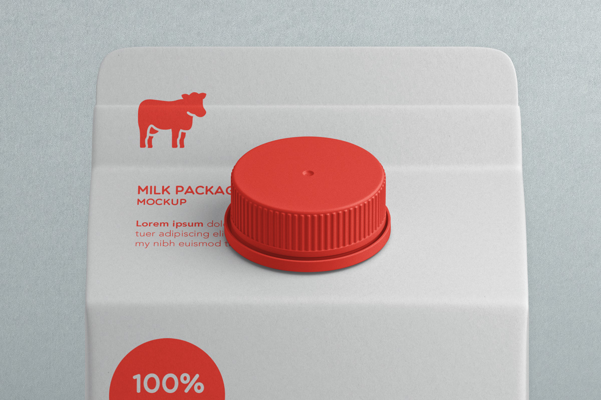 牛奶紙罐包裝盒設計展示樣機模板 carton psd milk packaging mockup