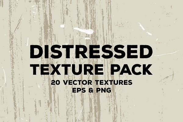 20款粗糙做旧磨损划痕肌理纹理叠层素材 Distressed Vector Textures