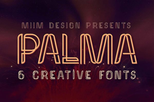 现代创意装饰英文字体 Palma – Display Font