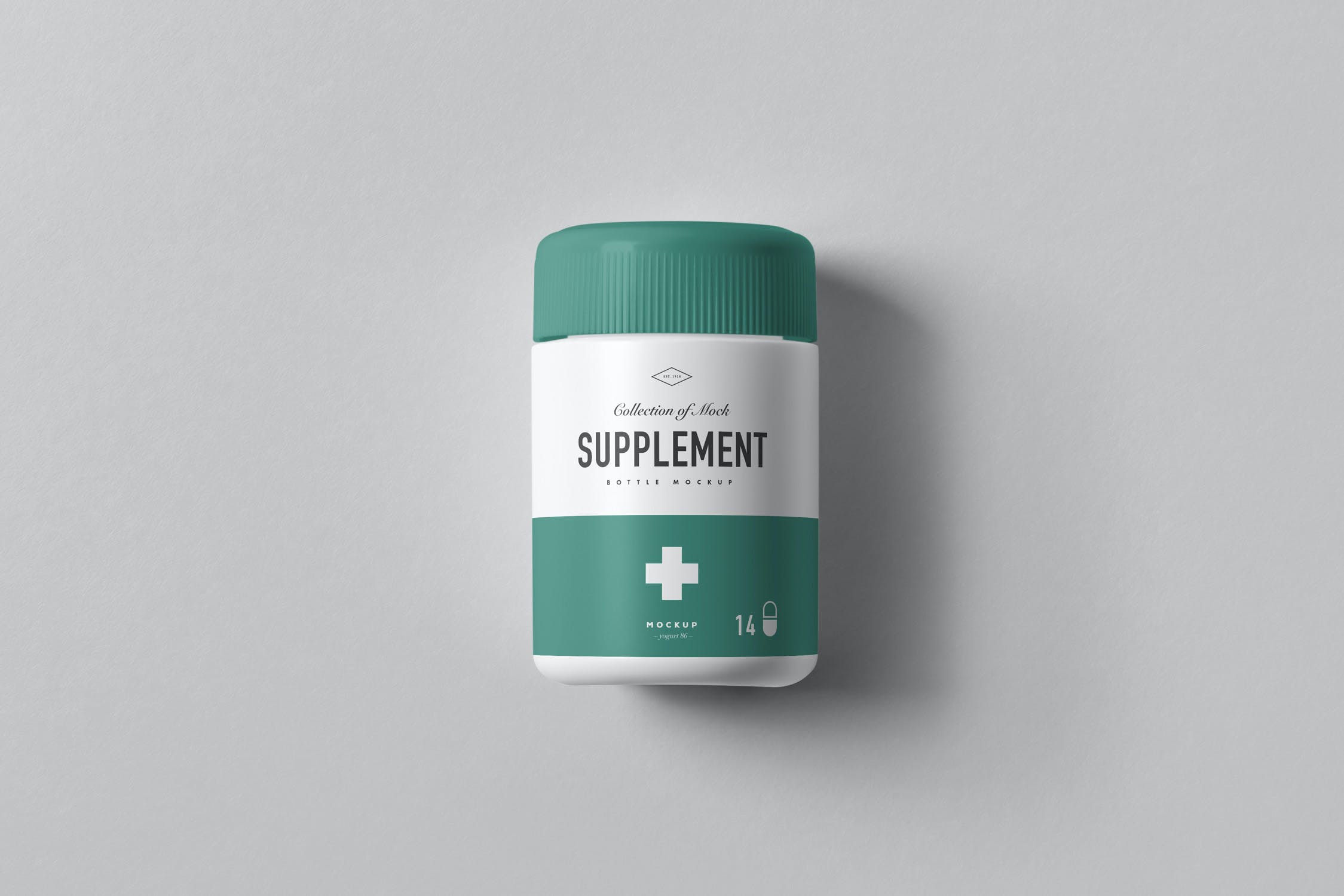 9款藥瓶補充罐包裝盒psd樣機supplementjarboxmockup3