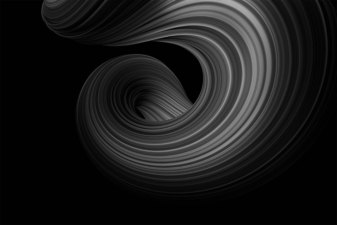 潮流全息渐变扭曲立体图片背景素材twistedshapebackground