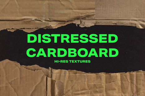 11款潮流切割粗糙污损瓦楞纸硬纸板素材 Distressed Cardboard Textures