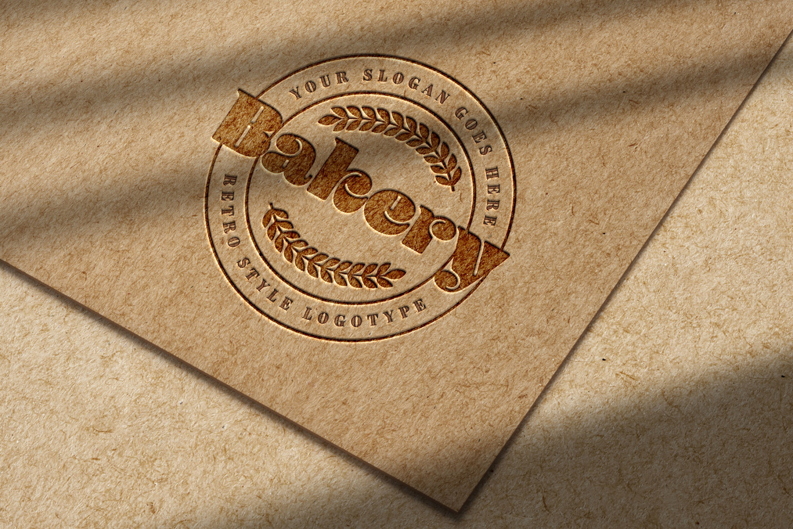 12款优雅豪华烫金压印印刷工艺徽标标志样机集 elegant luxury logo