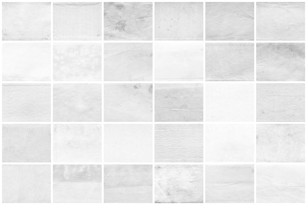 30个高清白色复古纸纹理图片素材 White Vintage Paper Textures插图1