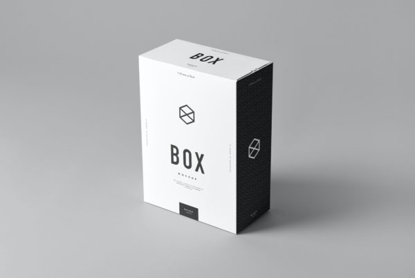 6款软件产品包装盒样机模板 Software Box Mockup 2