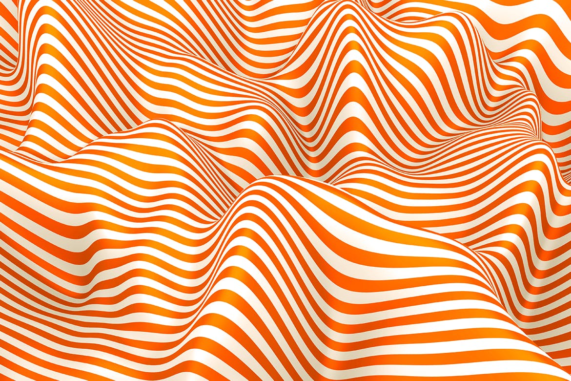 10款多彩條紋波形背景紋理素材 striped waves backgrounds