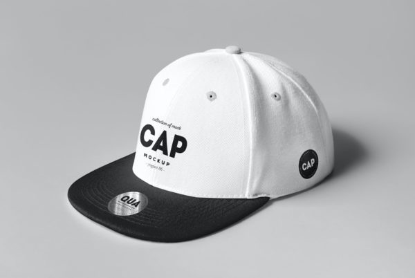 运动棒球帽印花设计展示样机模板 Cap Mockup