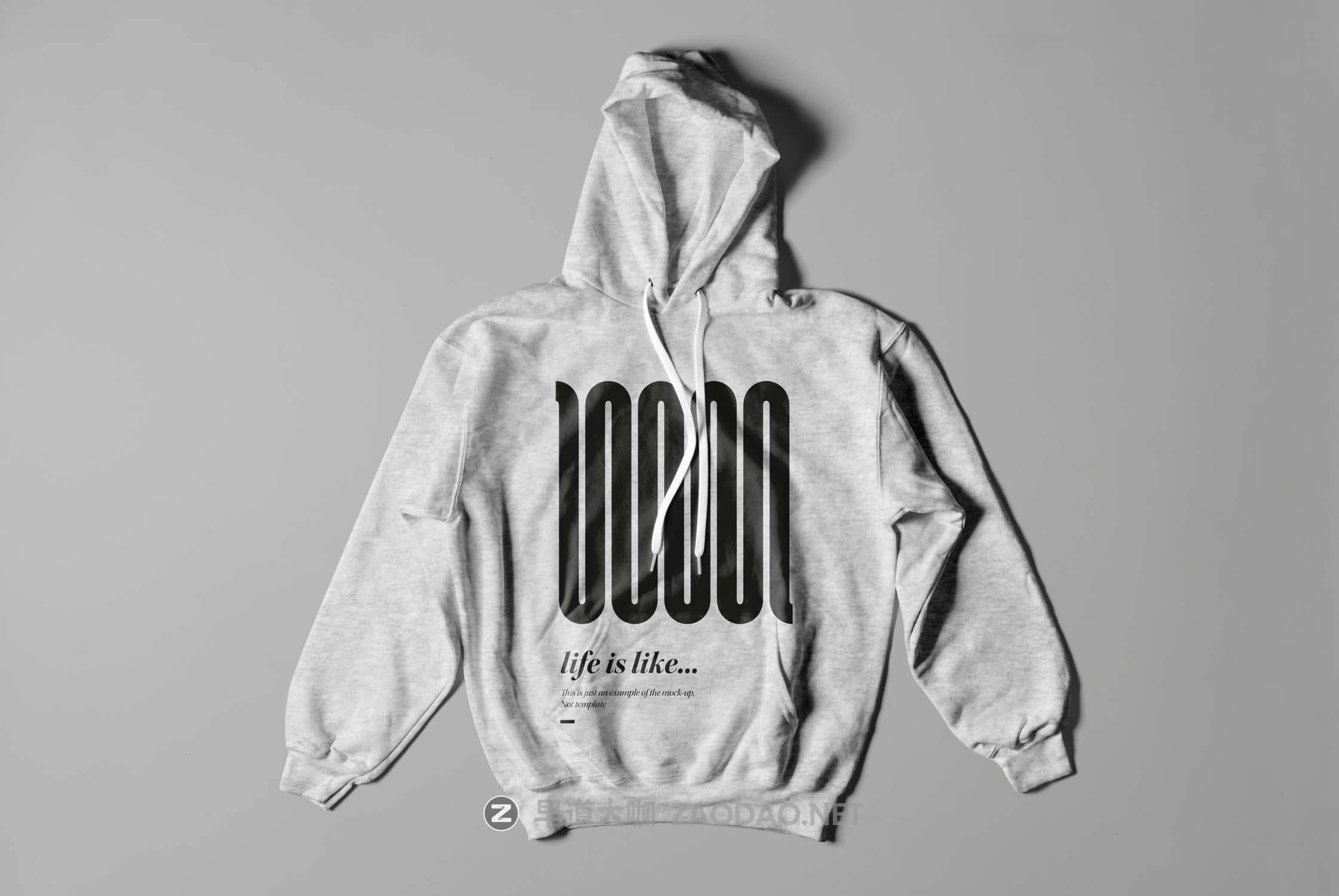 6款连衣帽卫衣样机模板 Hoodie Mockup插图5 6款连衣帽卫衣样机模板 Hoodie Mockup插图5