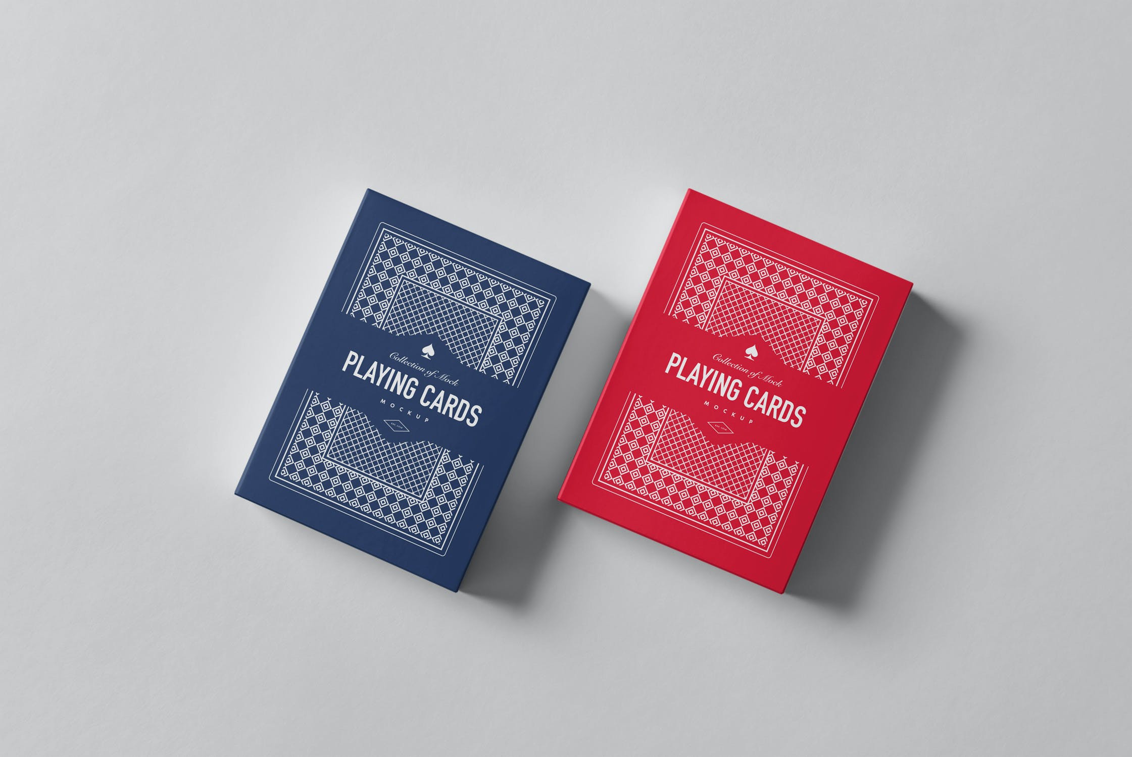 10款扑克牌卡片设计展示样机模板 playing card mockup