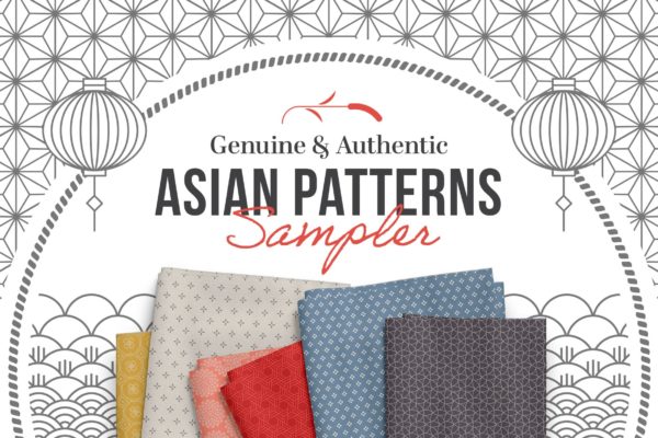 80多款亚洲风图案无缝隙PAT素材 80+ Genuine & Authentic Asian Patterns for Photoshop
