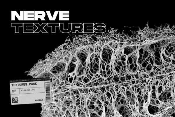 25款高清有机海绵纤维海报设计背景纹理JPG图片素材 Nerve Textures