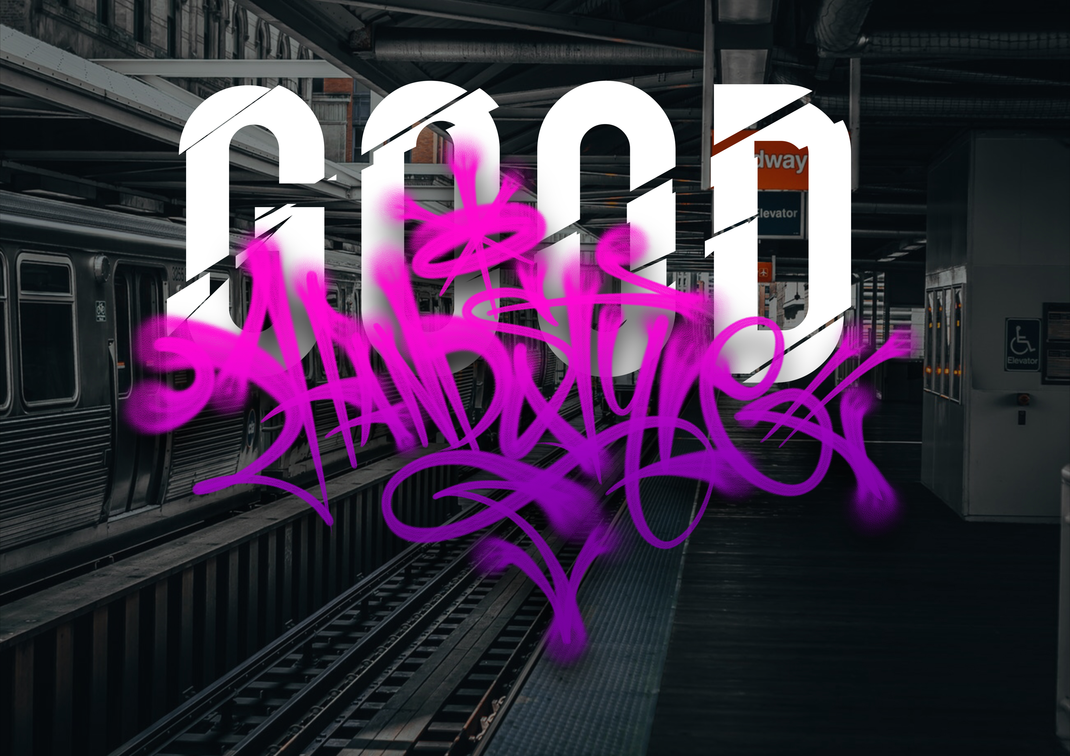 数字绘画涂鸦效果Procreate笔刷下载 GRAFFITI BRUSHES for Procreate插图1
