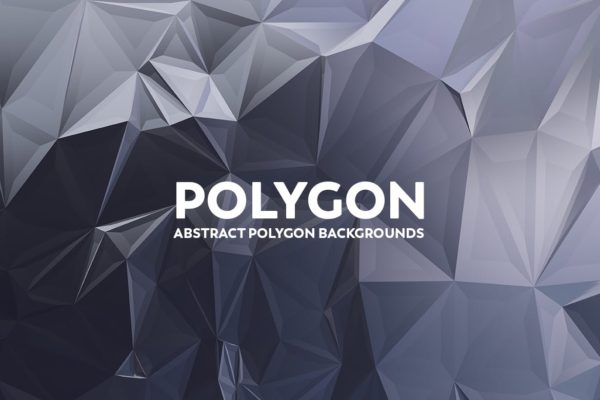 10款高清抽象多边形背景图片素材 Abstract Polygon Backgrounds