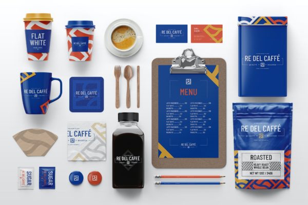 高端咖啡品牌VI设计展示样机模板 Coffee Branding Mockup Pack