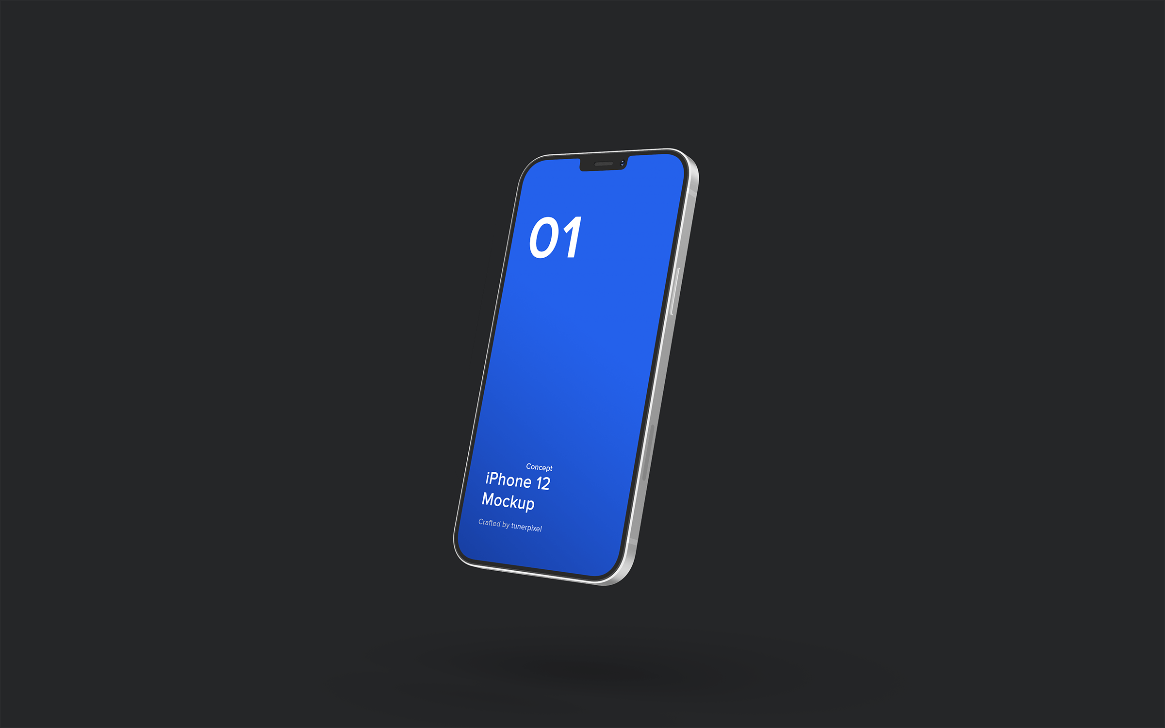 悬浮苹果iphone 12手机概念样机模板 floating iphone mockup 3.