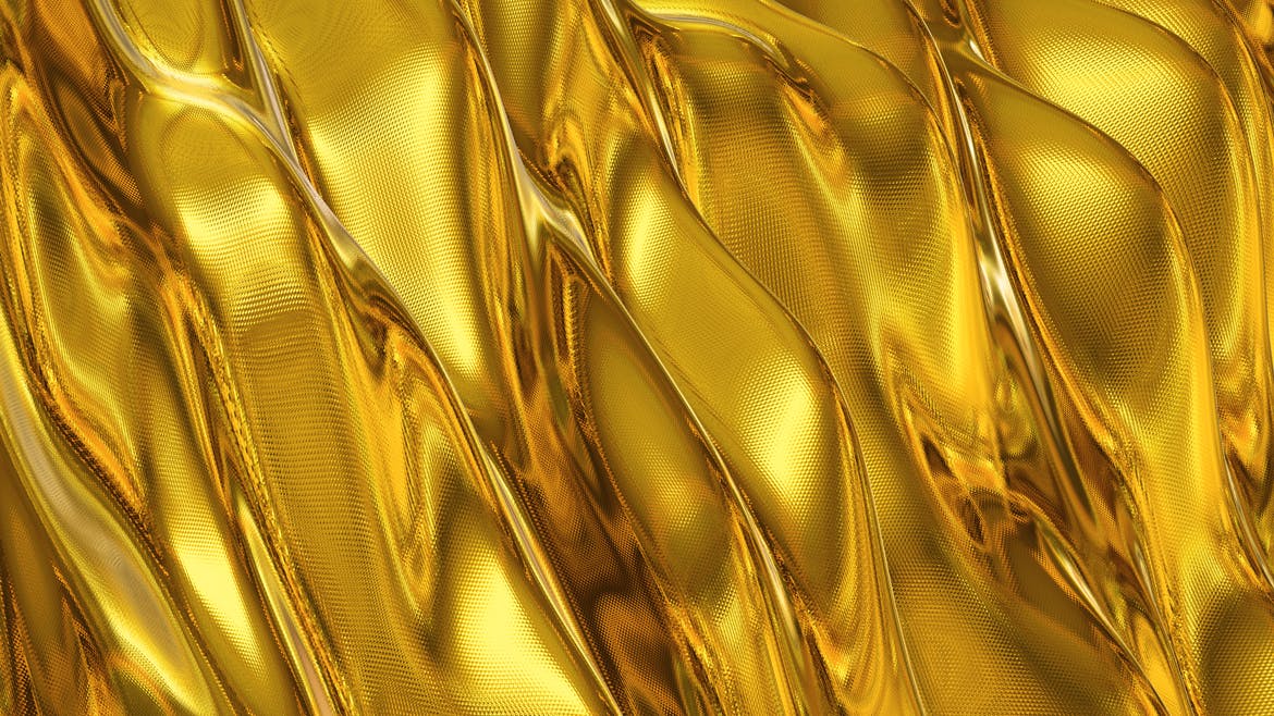 6款高清金色带纹理波浪背景素材goldbackgrounds