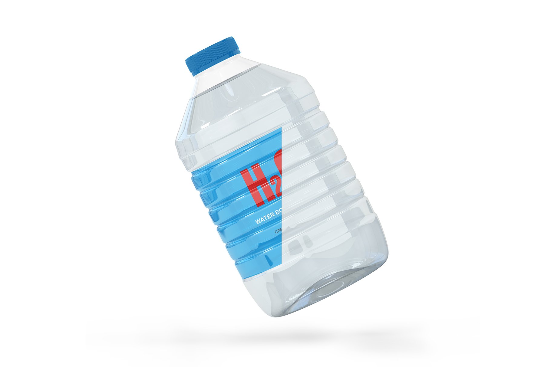 5l透明pet矿泉水瓶样机5lclearpetwaterbottlemockup