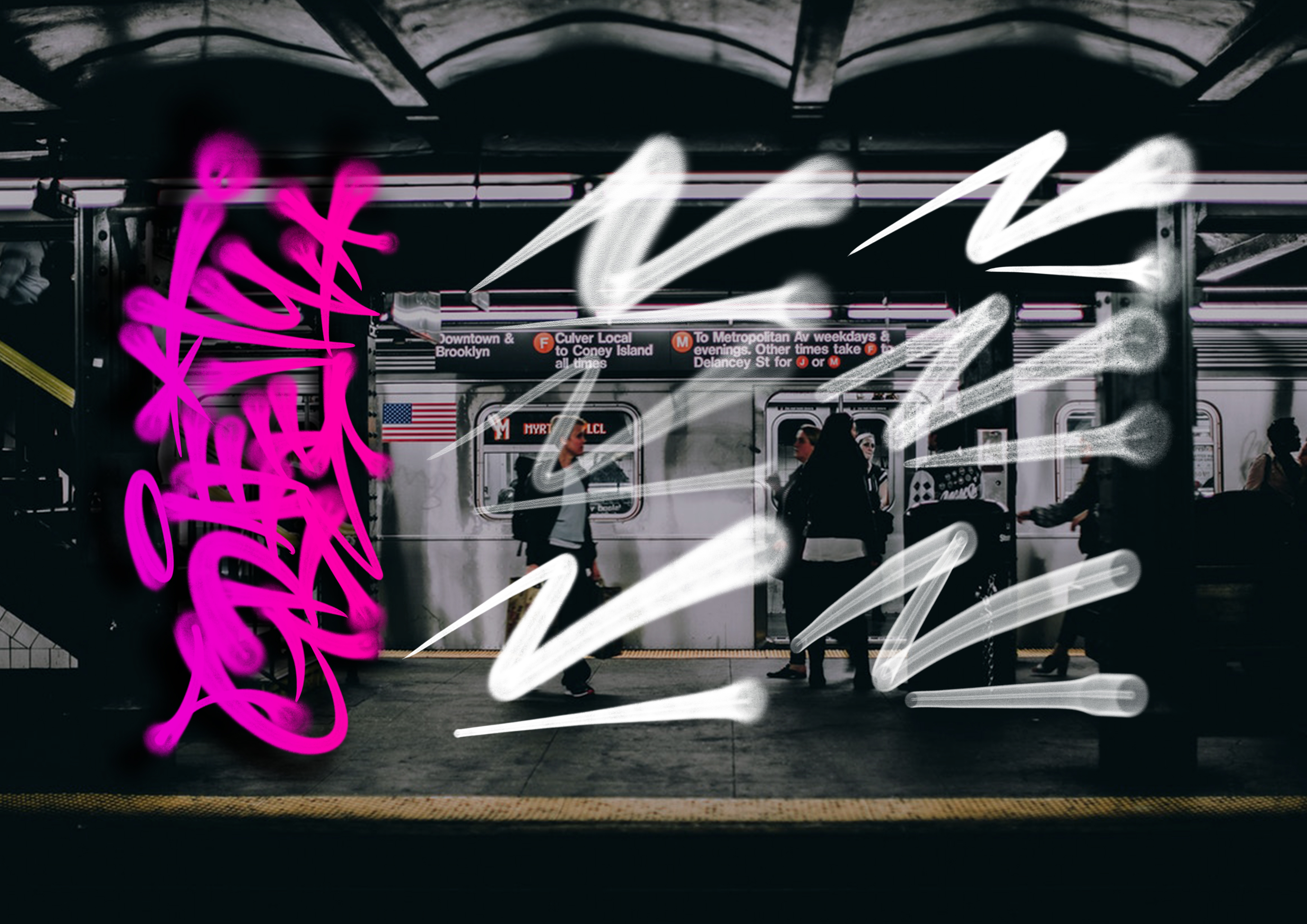 数字绘画涂鸦效果Procreate笔刷下载 GRAFFITI BRUSHES for Procreate插图5