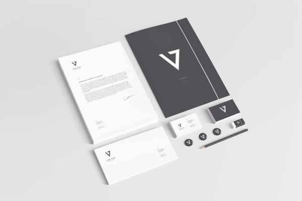 10款品牌VI设计办公用品展示样机模板 Branding / Identity Mockup 2