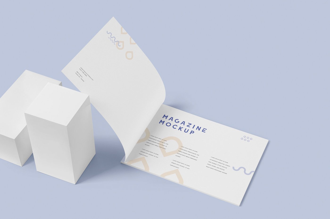 Download A4æ¨ªçå®£ä¼ ç»åè®¾è®¡å±ç¤ºæ ·æºa4 Horizontal Brochure Mockups Æ©éå¤§å PSD Mockup Templates