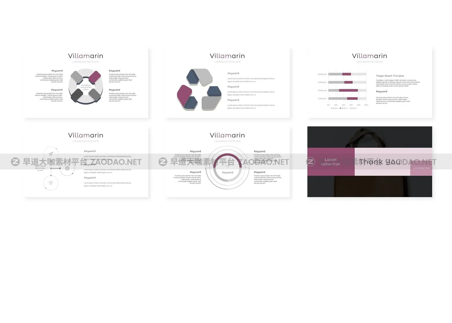 极简多用途排版演示文稿设计模板 Villamarin – Powerpoint Template插图3