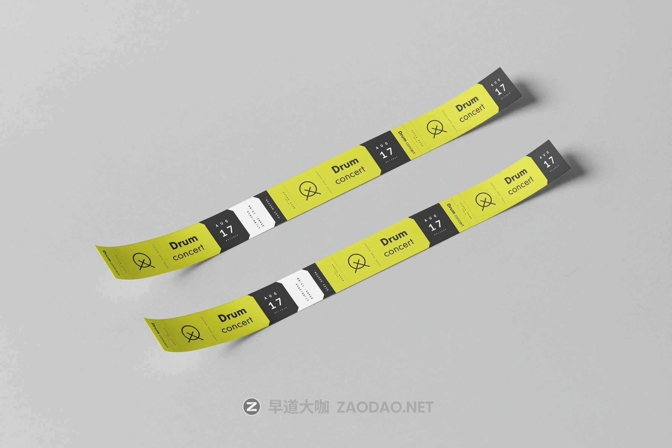 8款逼真纸质手环环腕带样机模板 Paper Band Mockup插图 8款逼真纸质手环环腕带样机模板 Paper Band Mockup插图