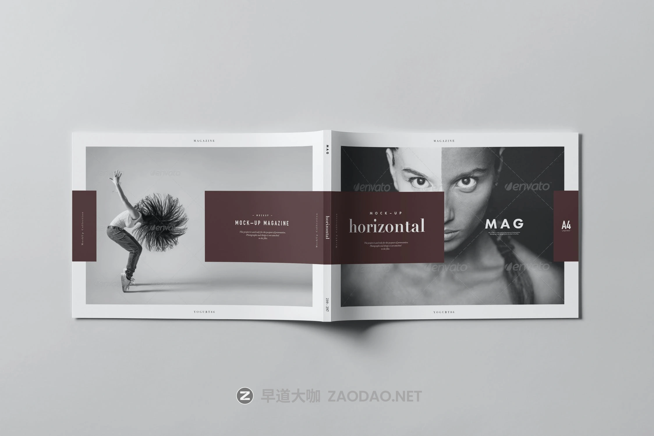 10款A4横版宣传画册杂志设计展示样机PSD模板 A4 Horizontal Magazine Mockup 3插图12 10款A4横版宣传画册杂志设计展示样机PSD模板 A4 Horizontal Magazine Mockup 3插图12