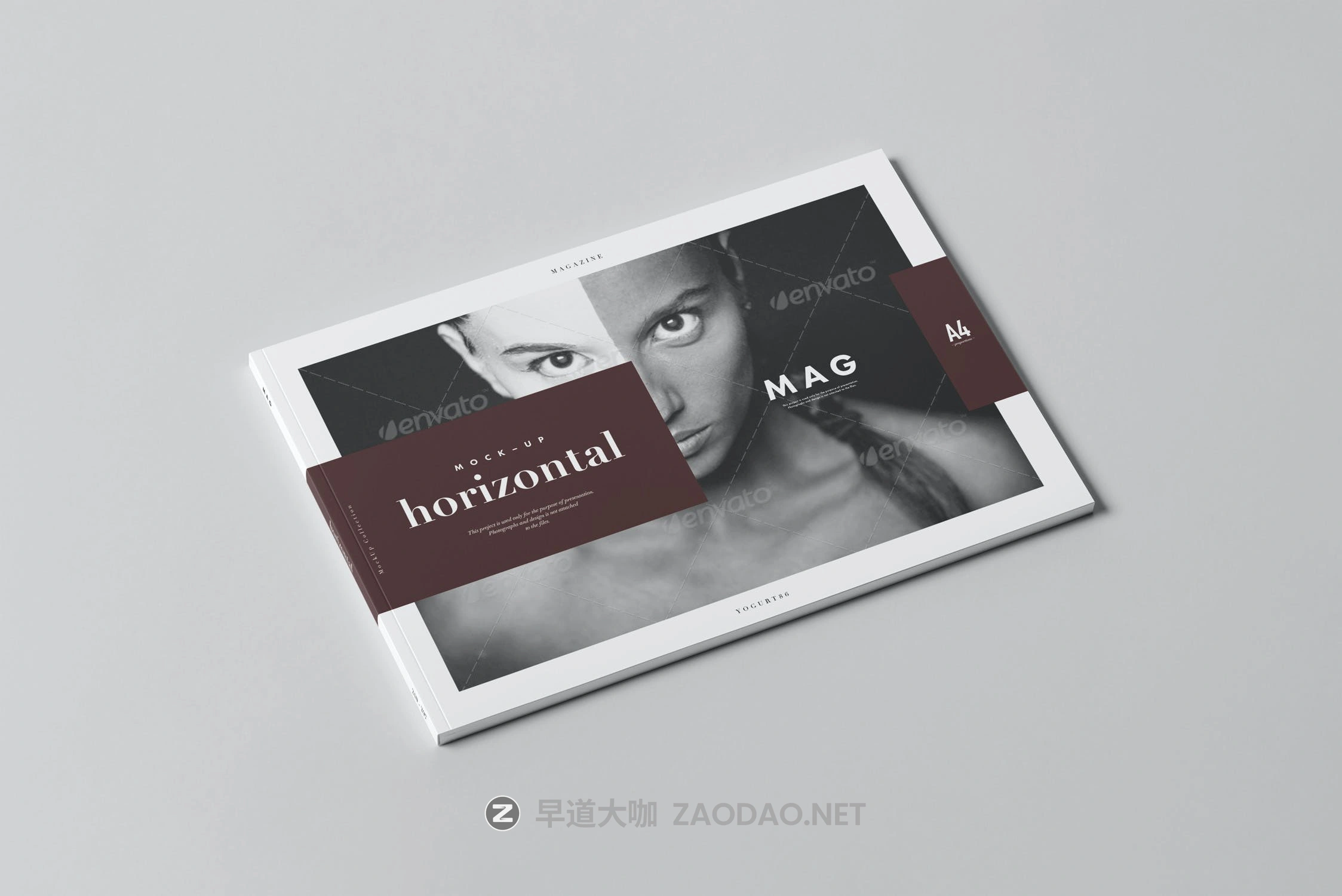 10款A4横版宣传画册杂志设计展示样机PSD模板 A4 Horizontal Magazine Mockup 3插图1 10款A4横版宣传画册杂志设计展示样机PSD模板 A4 Horizontal Magazine Mockup 3插图1