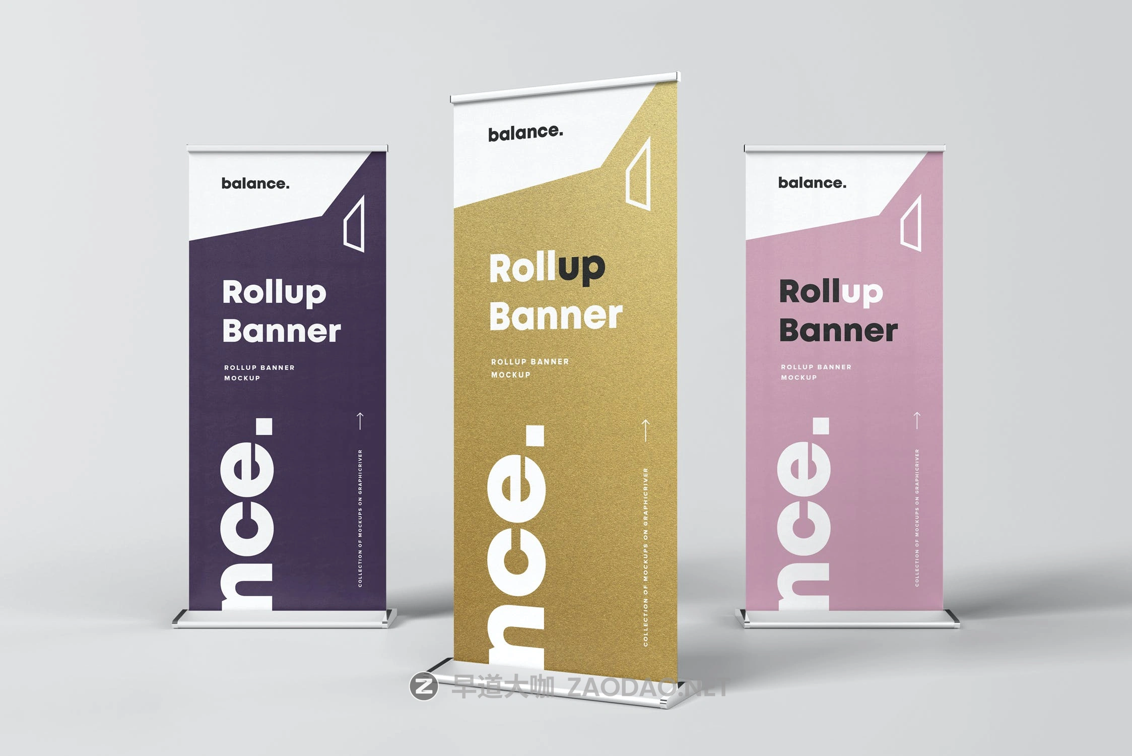 7款自立式易拉宝展架横幅海报设计展示样机模板 Roll Up Banner Mockup插图2 7款自立式易拉宝展架横幅海报设计展示样机模板 Roll Up Banner Mockup插图2