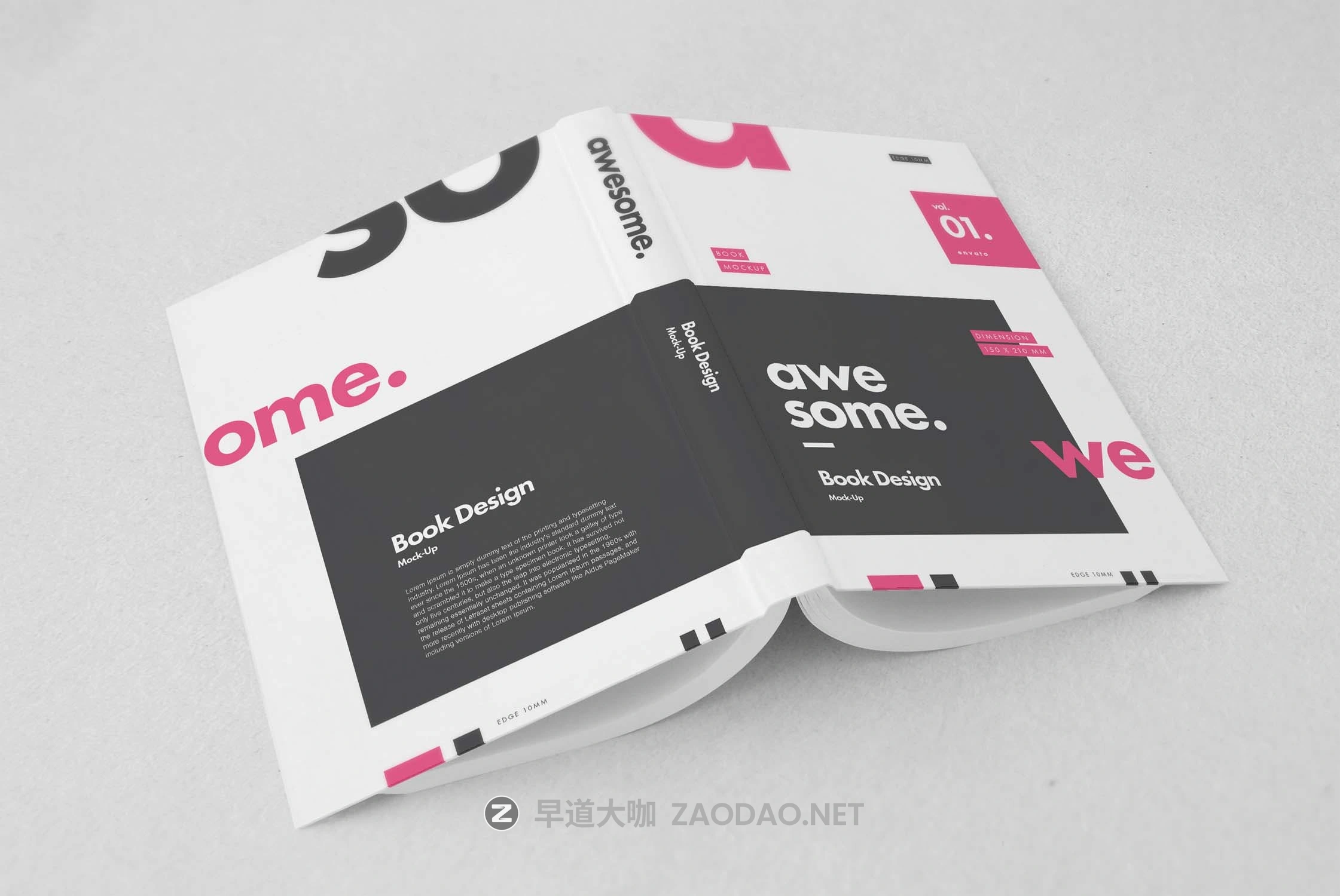 逼真精装书画册设计展示样机PSD模板素材 Book Mockup插图4 逼真精装书画册设计展示样机PSD模板素材 Book Mockup插图4