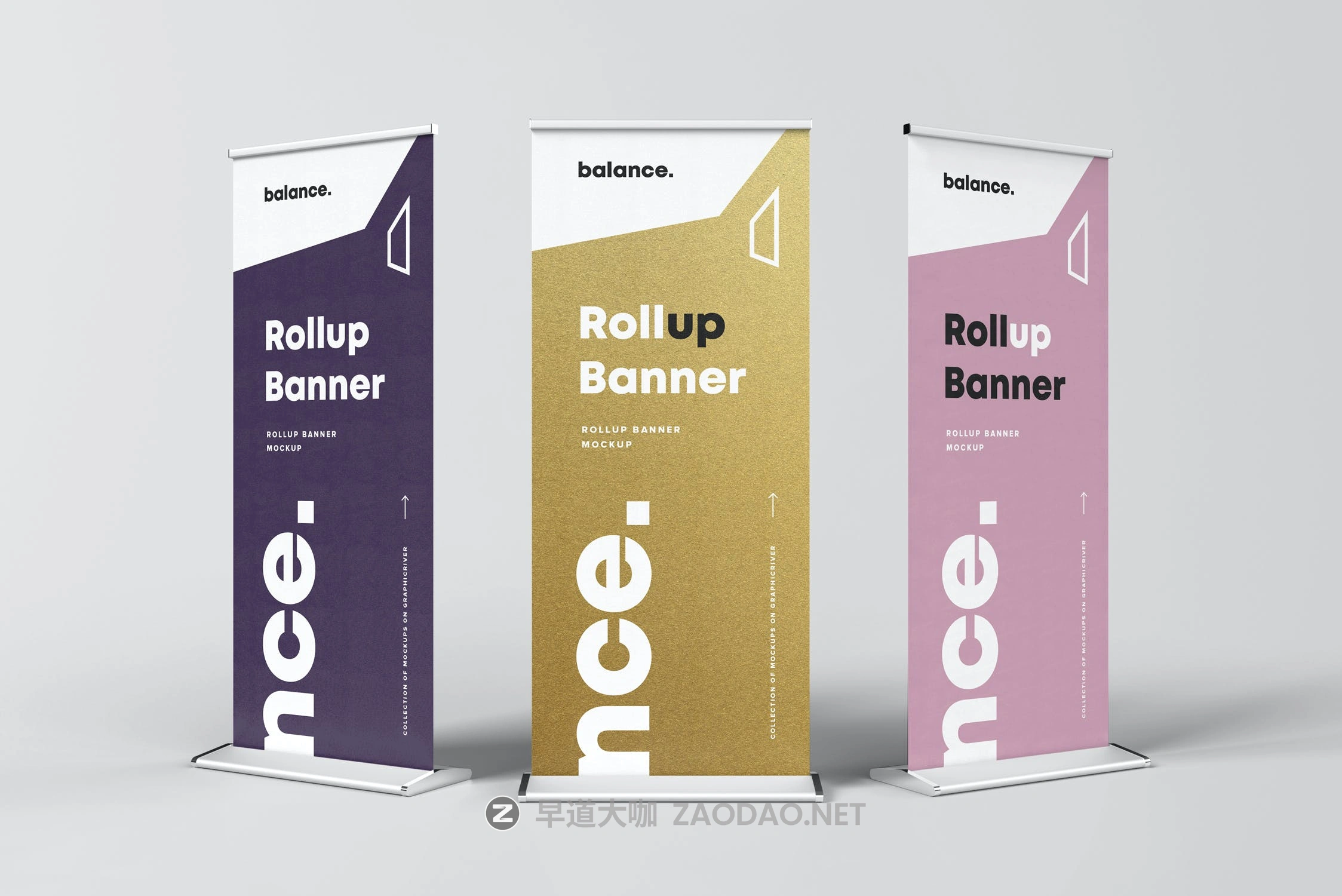 7款自立式易拉宝展架横幅海报设计展示样机模板 Roll Up Banner Mockup插图4 7款自立式易拉宝展架横幅海报设计展示样机模板 Roll Up Banner Mockup插图4