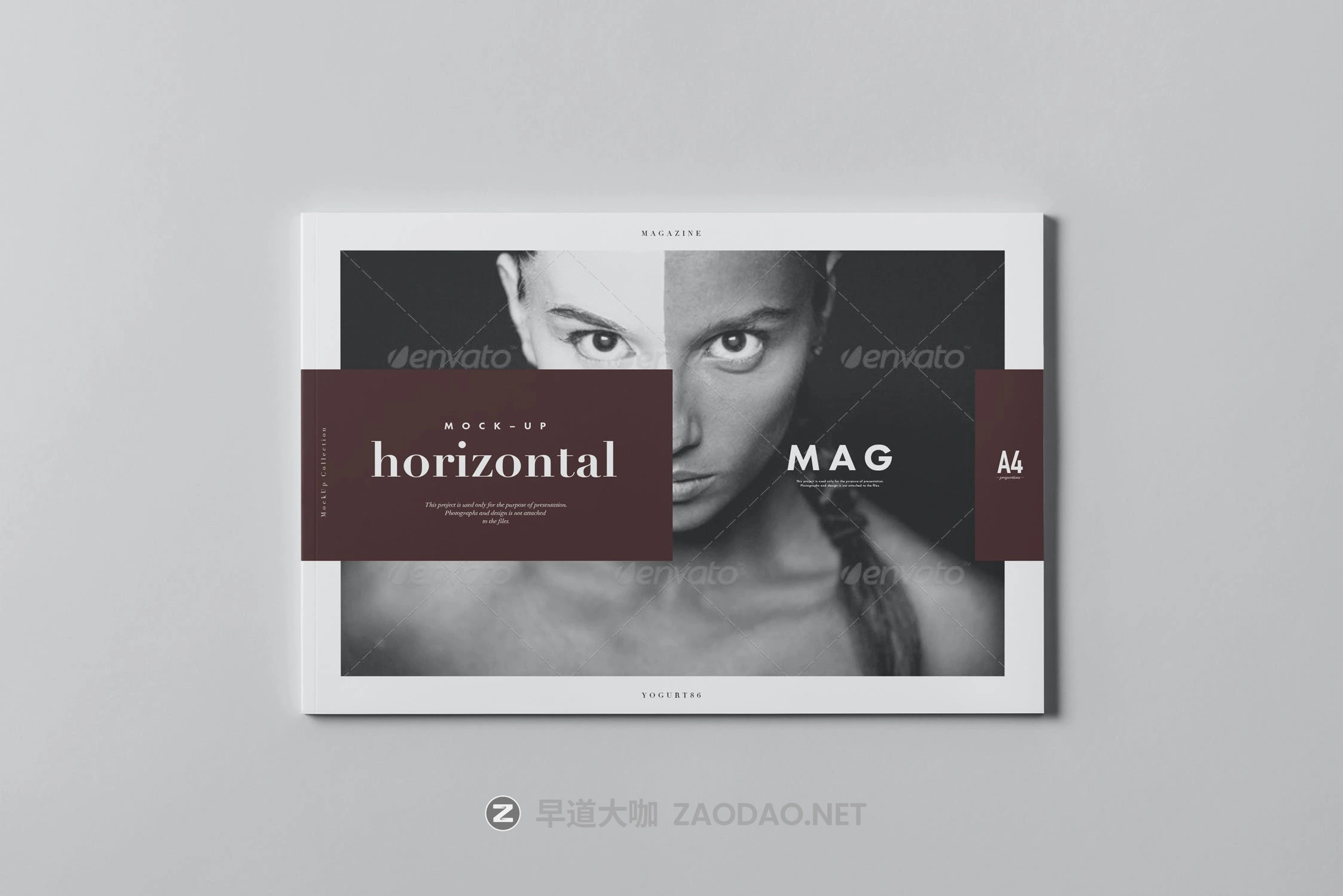 10款A4横版宣传画册杂志设计展示样机PSD模板 A4 Horizontal Magazine Mockup 3插图6 10款A4横版宣传画册杂志设计展示样机PSD模板 A4 Horizontal Magazine Mockup 3插图6