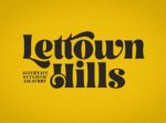 城市艺术风手写英文字体下载 Lettown Hills Script Font特色图 城市艺术风手写英文字体下载 Lettown Hills Script Font