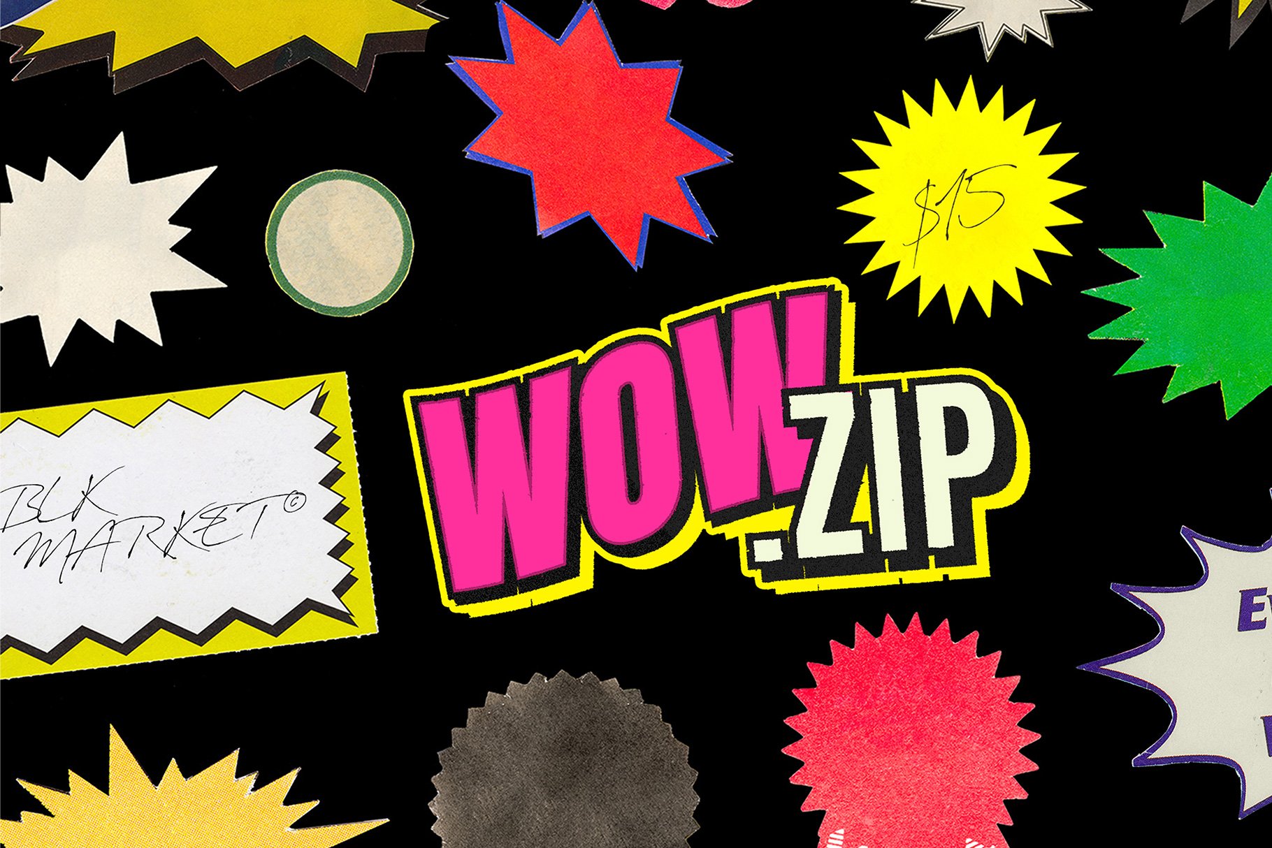 250多个老式复古标签贴纸剪报PNG免抠图片素材 WOW – 250+ Vintage Sticker PNG插图1